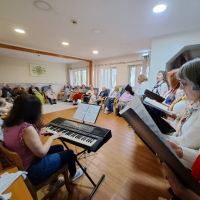 Atuação do Coro da Associação Cultural Amigos de Gaia